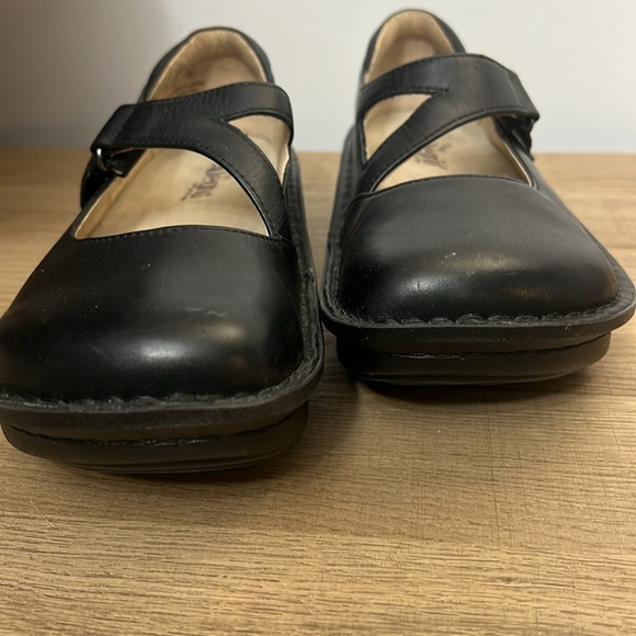 Alegria black Mary Jane leather shoes womens size 40 US 9.5 - Picture 3 of 16